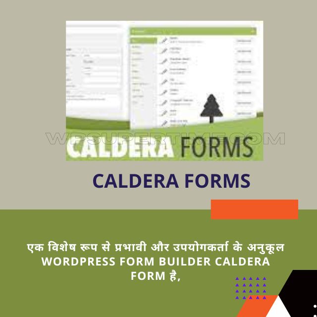 Caldera Forms. Wpsupertime