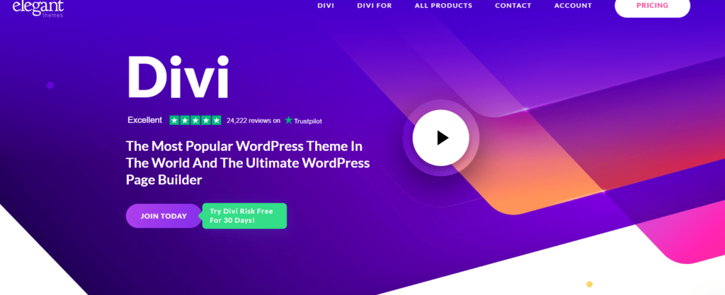 Divi theme 5 best WordPress themes 